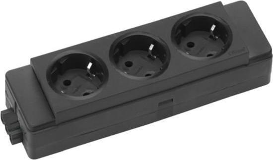 Produktbild Evoline Express Typ 910 Steckdosenleiste 3x Steckdose, schwarz (3 x)