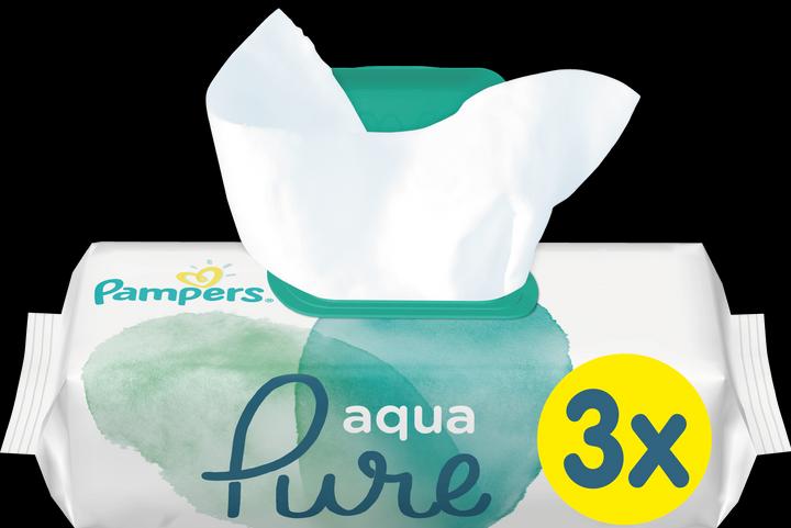 Actual product image Pampers Aqua Pure (144 Piece)