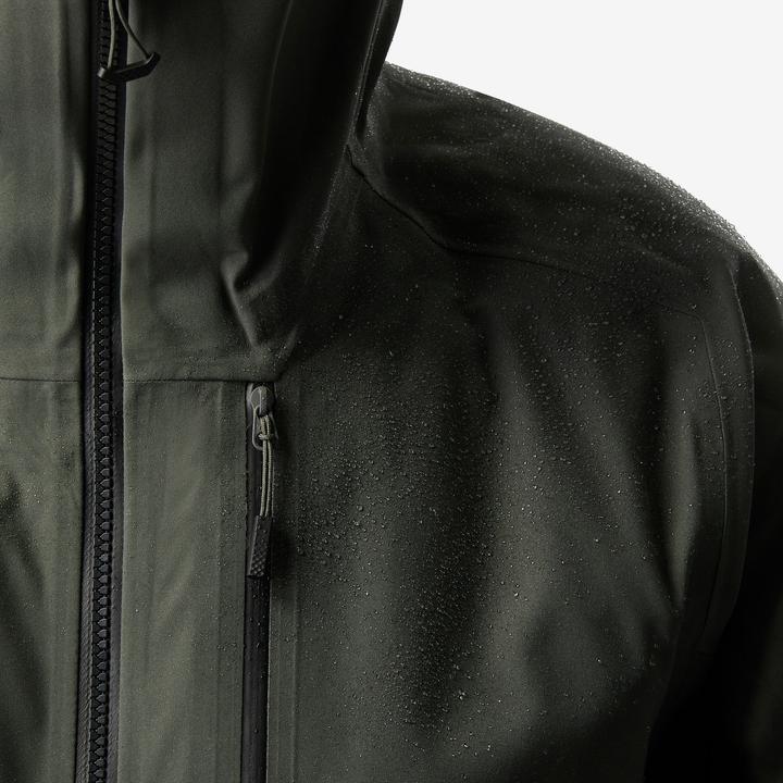 Actual product image Wedze Men's ski jacket warm and breathable - FR500 dark green (XXL)