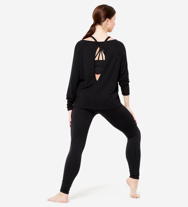 Image du produit Domyos sweat-shirt danse moderne femme fluide - noir (M)