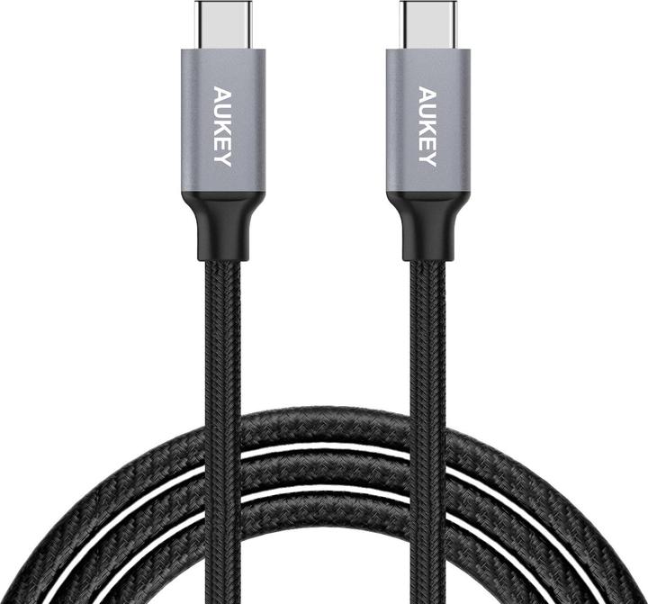 Actual product image Aukey USB Type-C Nylon (2 m, USB 2.0, 60 W)