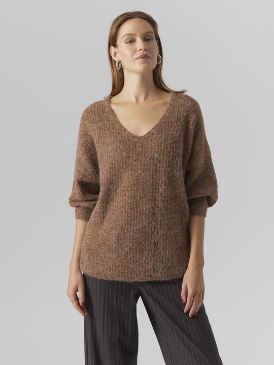 Image du produit Vero Moda VMJULIE 7/8 V-NECK BLOUSE GA REP EXC Pull-over en maille (S)
