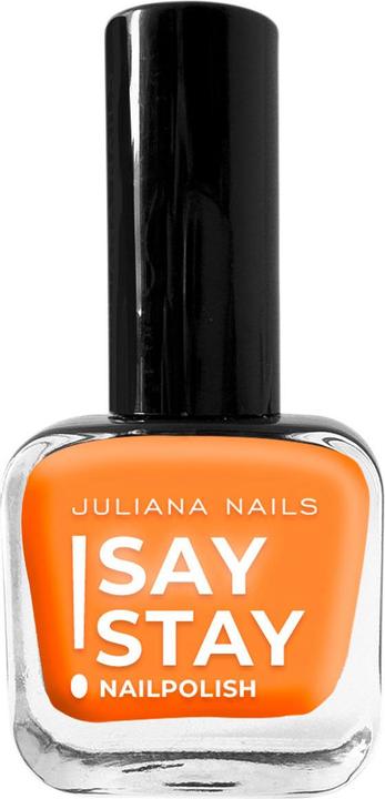 Actual product image Juliana Nails Say Stay! Nail Polish Neon Trending Tangerine (Neon Trending Tangerine, Colour paint)