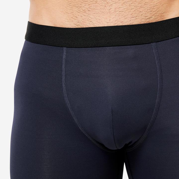 Image du produit Decathlon Fonctionnel boxer homme respirant pack de 3 - marine/bleu/kaki (3XL, Lot de 3)