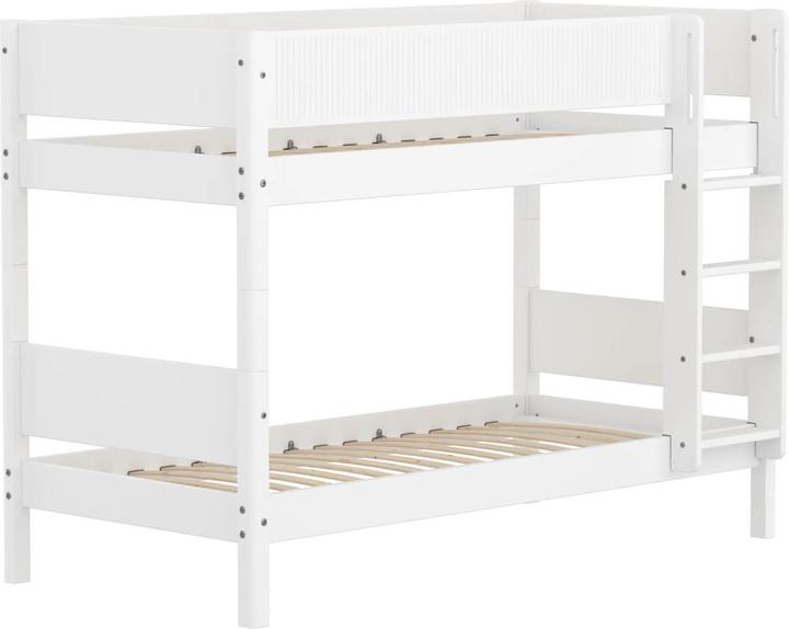 Immagine prodotto Flexa Letto a castello bianco con scanalature (90 x 200 cm)