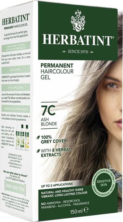 Herbatint Permanentes Haarfärbegel (7C Aschblond)