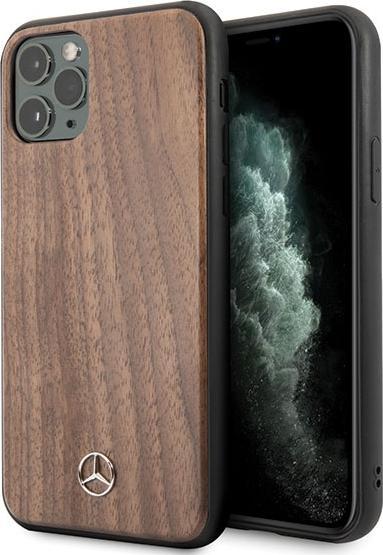 Produktbild Mercedes MEHCN65VWOLB iPhone 11 Pro Max Hard Case, Red / Brown Wood Line Walnut (Apple iPhone 11 Pro Max)