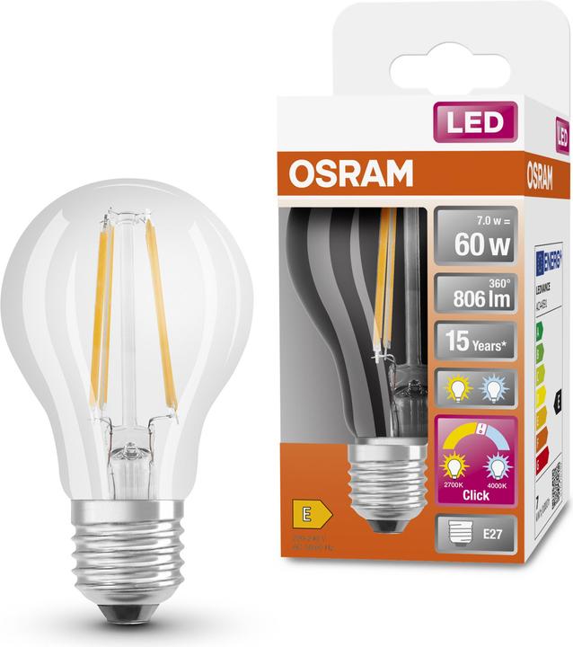 Produktbild Osram Led Relax And Active Classic A (E27, 7 W, 806 lm, 1 x, E)