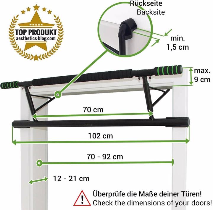 Actual product image Magnoos Pull-up bar