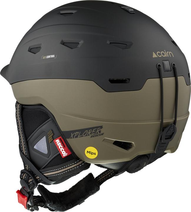 Actual product image Cairn Ski Helmet Xplorer Rescue MIPS Mat Black Forest (54 - 56 cm, M)