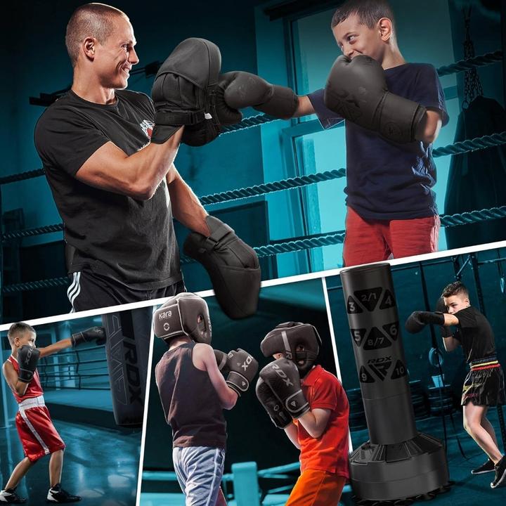 Actual product image Rdx Boxing Gloves F6 Matte Golden (8 OZ)