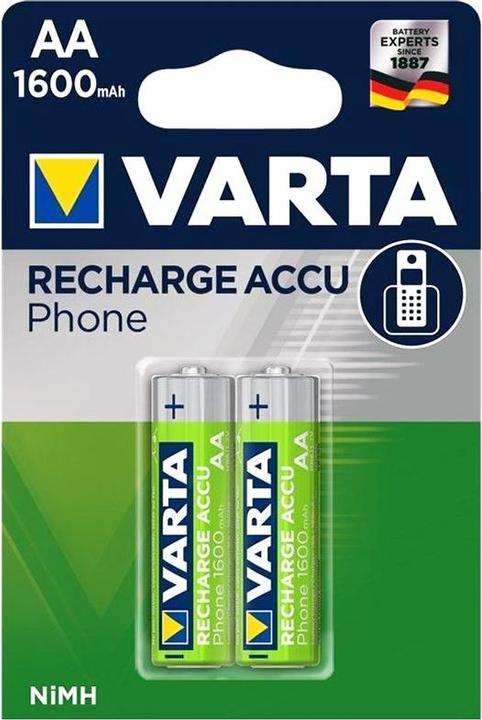 Produktbild Varta Akku passend für Siemens Gigaset 3015 Comfort, AA NiMH Akku 1600mAh