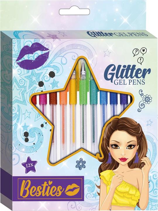 Produktbild Besties Glitzer-Gelstifte, 12 Stück. (Mehrfarbig, 12 x)