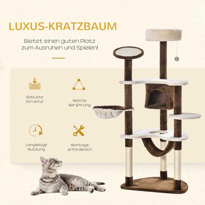 Actual product image Jamb Kratzbaum (153 cm, Cream-coffee brown)