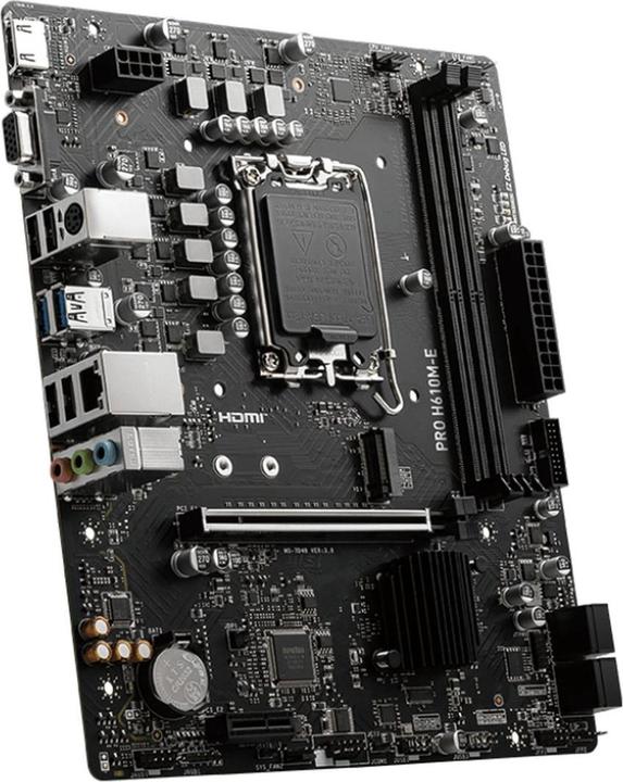 Image du produit MSI PRO H610M-E (LGA 1700, Intel H610, mATX)