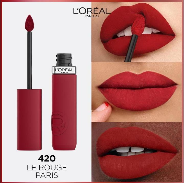 Actual product image L'Oréal Paris Infaillible (420 Le Rouge Paris)