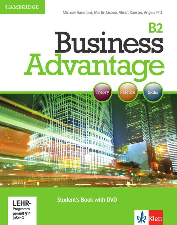 Produktbild Business Advantage B2. Upper-Intermediate. Student's Book + DVD (Englisch, Deutsch, Ernst Klett Sprachen, 2012)