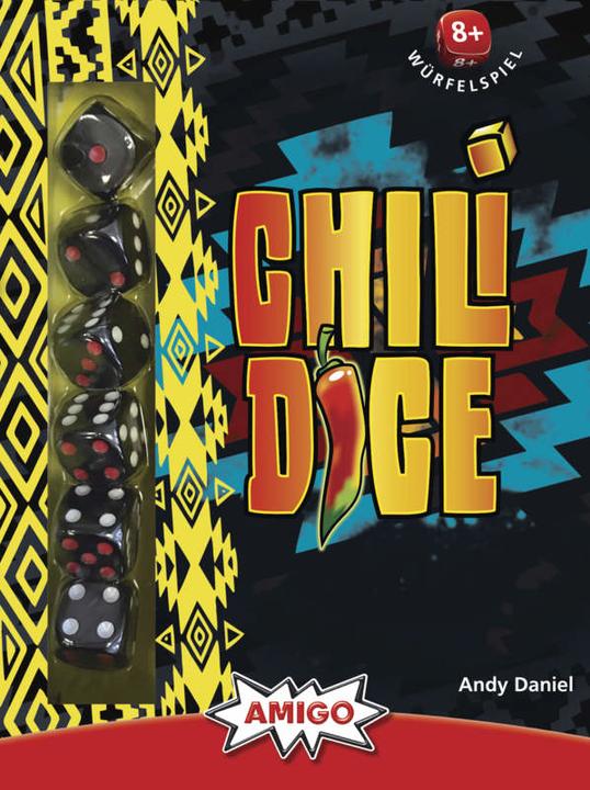Immagine prodotto Amigo Chili Dice, d da 8 anni, 1-4 giocatori, gioco di dadi, gioco di famiglia (Inglese, Tedesco)