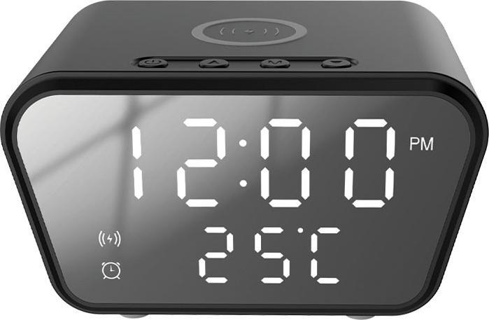 Image du produit Rebeltec Chargeur sans fil QI 10W W500 avec réveil (10 W)