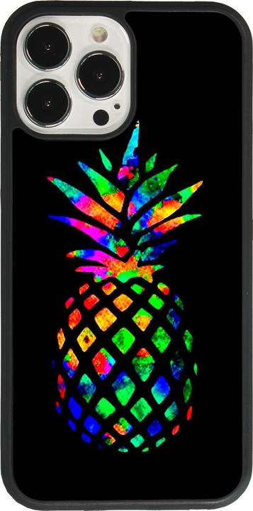 Produktbild PhoneLook Hülle Silikon schwarz Ananas Multi-colors (Apple iPhone 13 Pro Max)