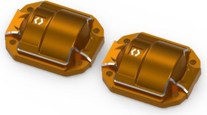 Produktbild HPI Aluminium Diff Abdeckung (Orange/2Stk)