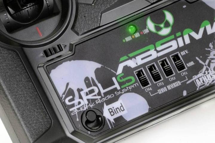 Actual product image Absima 4-channel stick remote control Sr4s 2.4GHz Set