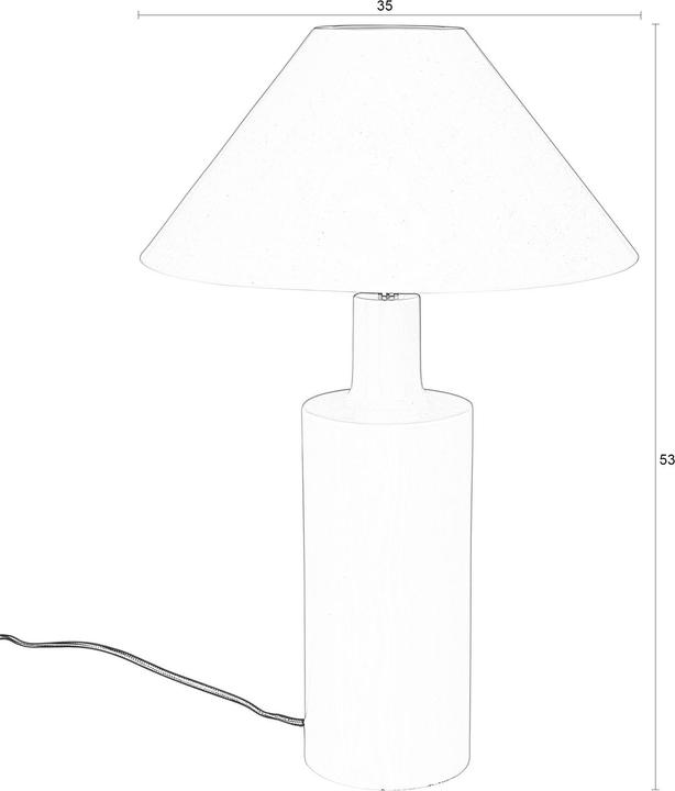 Actual product image Zuiver Table Lamp Wonders - Shiny Brown (E27)