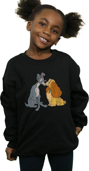 Image du produit Disney - Sweat LADY AND THE TRAMP DISTRESSED KISS - Fille (116)