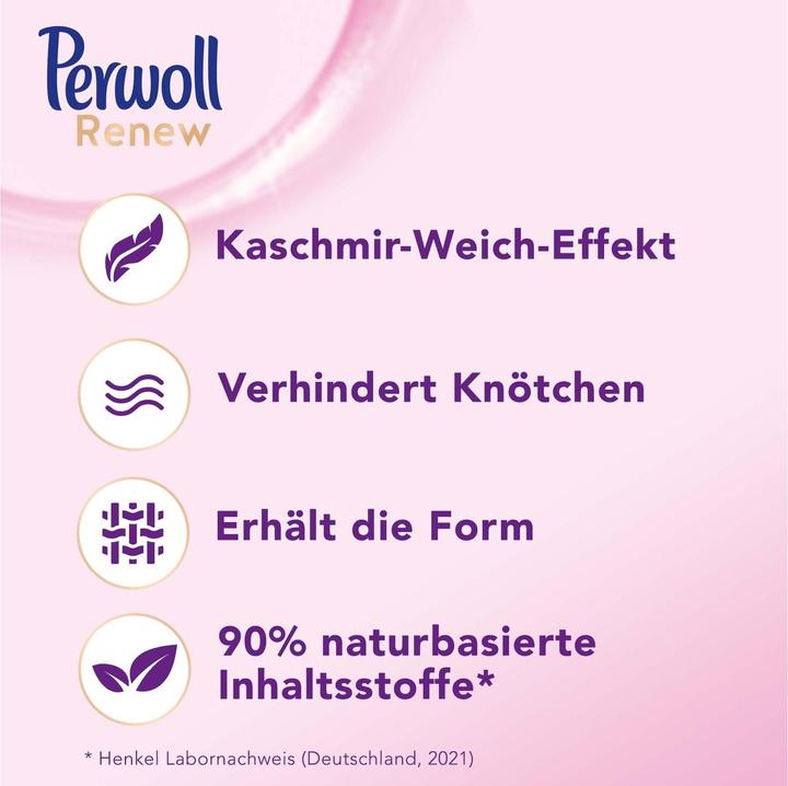 Image du produit Perwoll Laine et produits délicats (25 Cycles de lavage, Liquide)