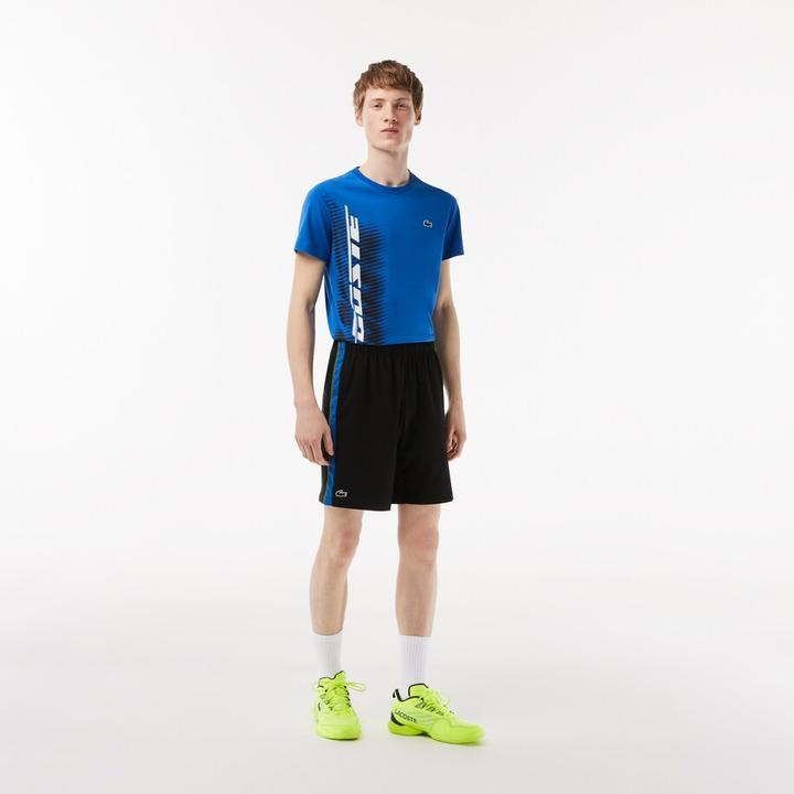 Actual product image Lacoste Men's TENNIS Shorts in Recycled Polyester (S)
