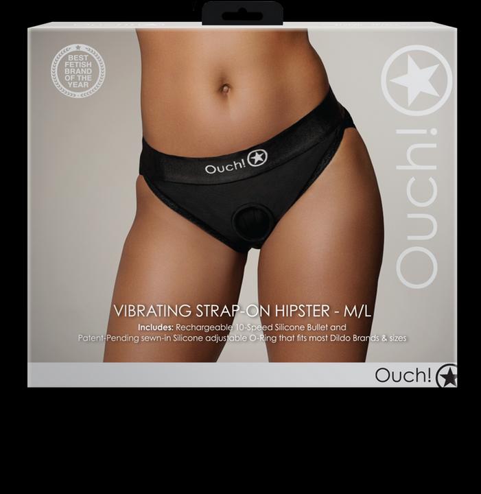 Image du produit Ouch! Vibrating Strap-on Hipster - M/L