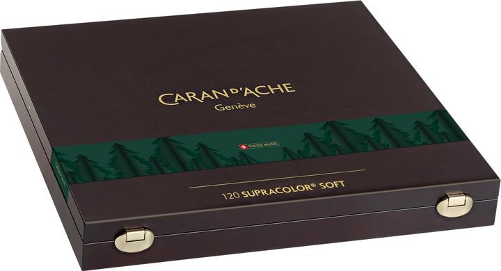 Actual product image Caran d'Ache Supracolor Aquarelle Holzkoffer (Multicoloured, 120 x)