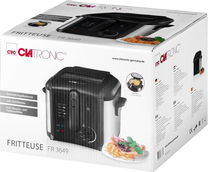 Actual product image Clatronic Deep fryer 1600 W FR 3649 Schwa (EU plug)