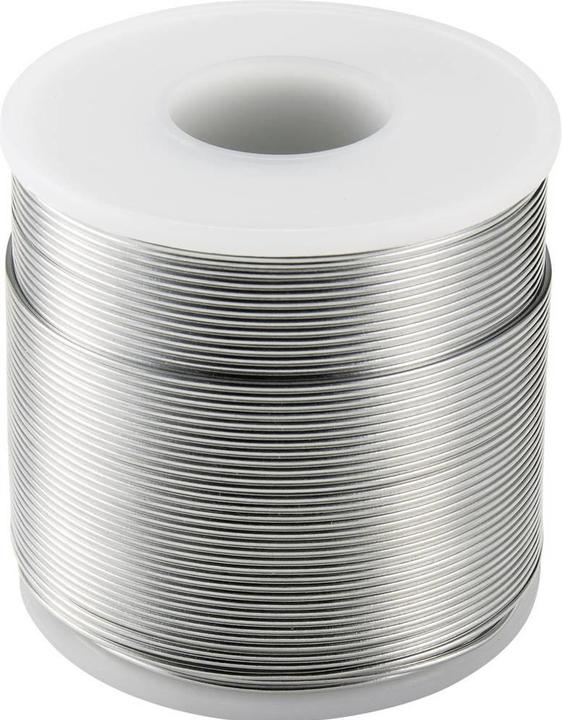 Image du produit Toolcraft Étain de soudure, sans plomb Bobine Sn99,3Cu0,7 ROL1 500 g 1 mm (Kit de bobine de soudure)
