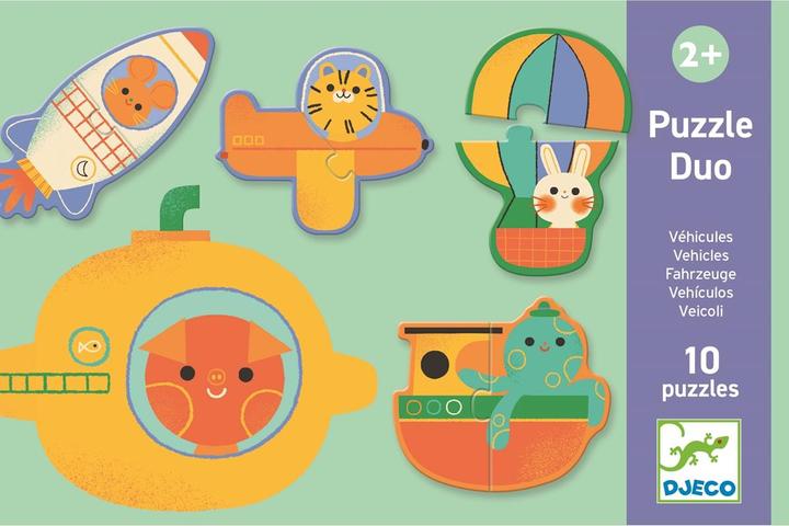 Immagine prodotto Djeco Puzzle Duo Fahrzeuge