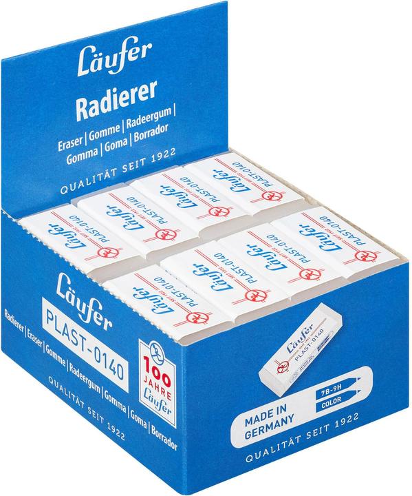 Produktbild Läufer PLAST 0140 Radierer 40er Pack