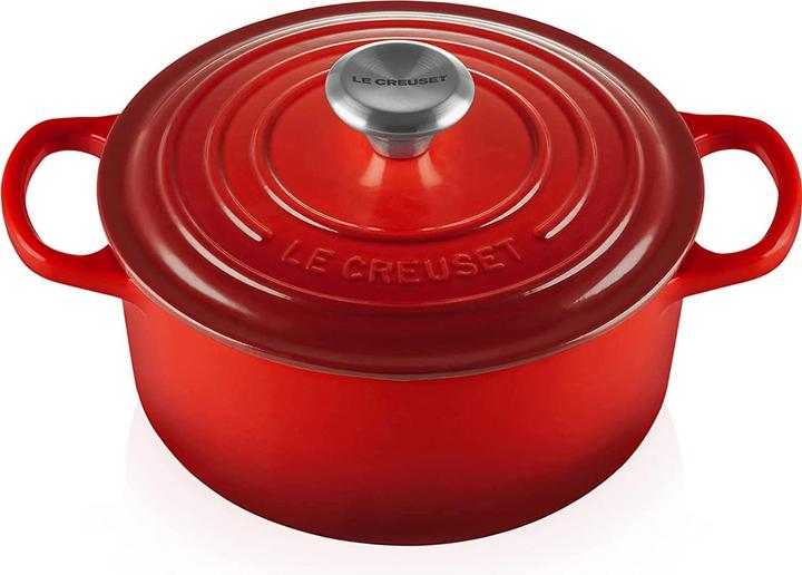 Produktbild Le Creuset Signature (22 cm, Bräter + Schmortopf, Gusseisen)