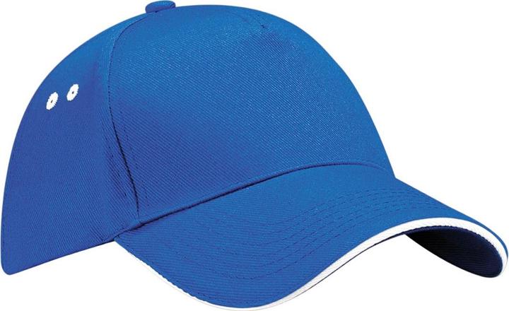 Kräftiges Königsblau, Weiss