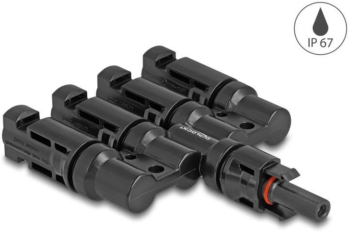 Immagine prodotto Delock DL4 Connettore solare da 1x presa a 4x spina, IP67 (Spina solare)