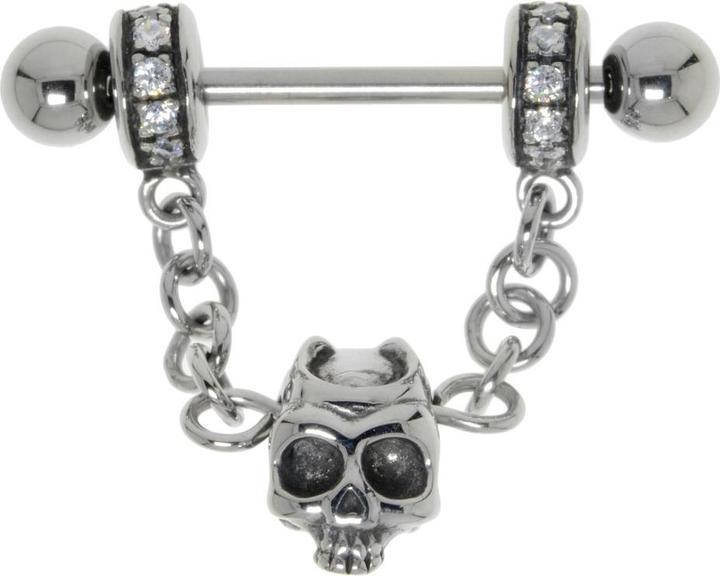 Immagine prodotto Bijouteria Piercing petto (Acciaio chirurgico 316L, Vetro (di orologio))