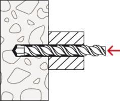Actual product image Fischer Nail anchor N 8x120/80 S K (6). (6 pcs.)