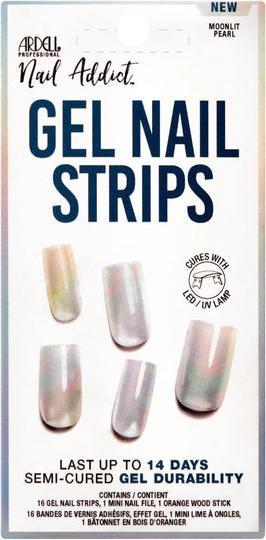 Ardell Nail Addict - Gel Strips Moonlit Pearl (Moonlit Pearl, Gel-Effekt Nagellack)