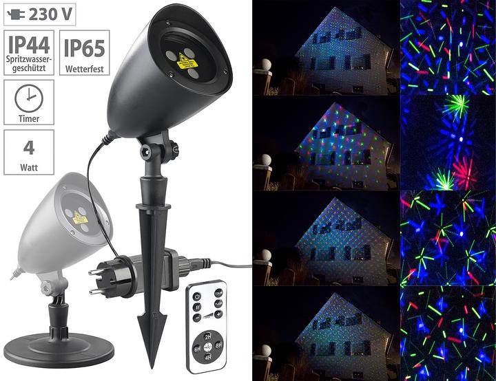 Immagine prodotto Lunartec Proiettore laser RGB con effetto stella e telecomando