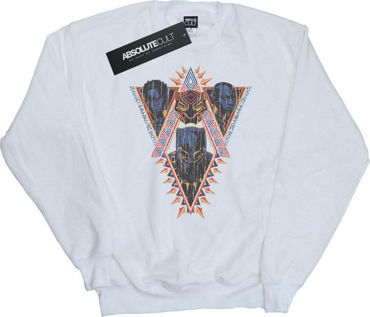 Black Panther Tribal Heads Sweatshirt (XL)