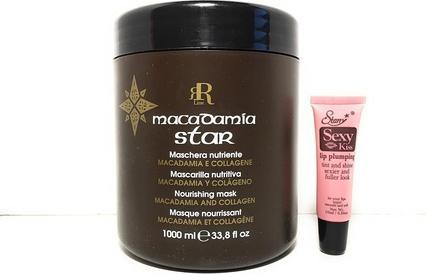 Produktbild Konjac Sponge Macadamia Star regenerująca maska do włosów zniszczonych i suchych 1000ml (1000 ml)