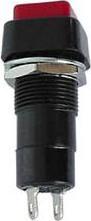 Produktbild R18-23A - DRUCKSCHALTER - 1P AUS-EIN - ROTE SCHUTZKAPPE - 3 A / 125 V