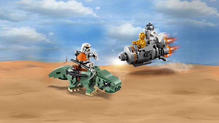 Actual product image LEGO Microfighters Escape POD vs. Dewback (75228, LEGO Star Wars)