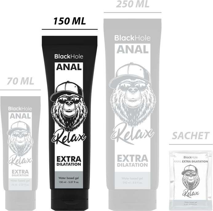 Produktbild Schwarzes Loch Wasser Basisgel Anal Dilation 150 ml (150 ml)