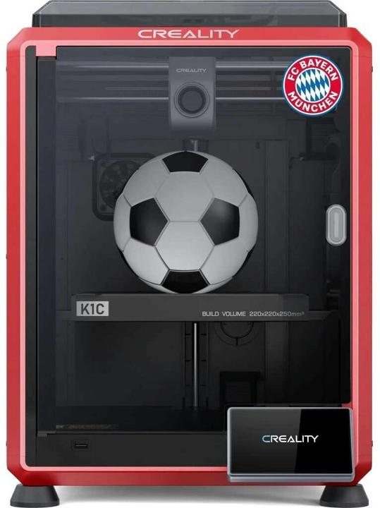 Actual product image Creality 3D printer K1C Bayern Munich Edition