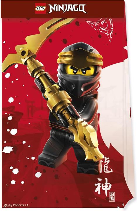 Image du produit Procos Sacs de cadeaux Lego Ninjago